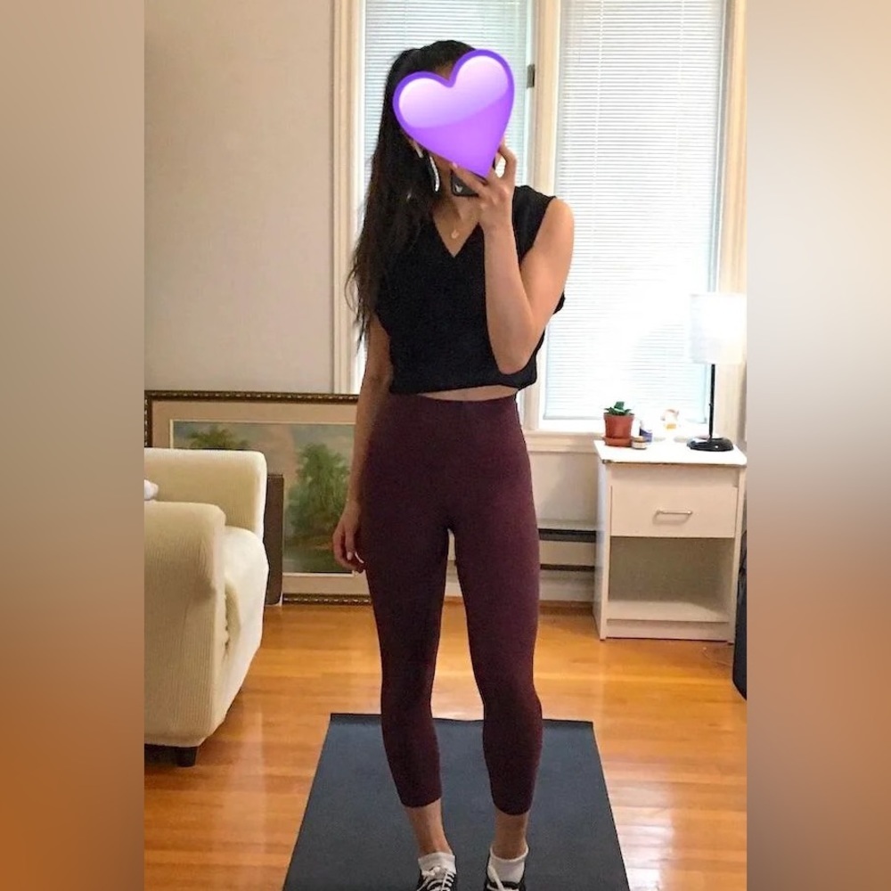 Lululemon Align HR leggings 28” Red Merlot